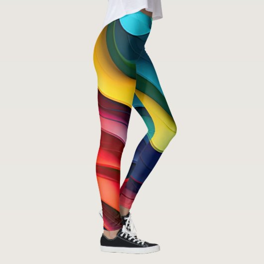 Hintergrund für Wind-Regenbogen Leggings (Rechts)