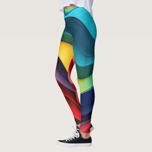 Hintergrund für Wind-Regenbogen Leggings (Links)