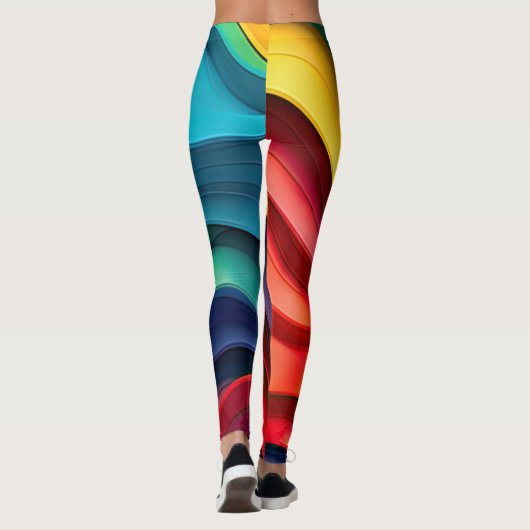 Hintergrund für Wind-Regenbogen Leggings (Rückseite)