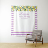 Hintergrund für Zitronen und Lavendel Brautparty F Wandteppich (Beispiel)