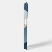 Hintergrund geometrischer Formen in Grau Case-Mate iPhone Hülle (Rückseite / Rechts)