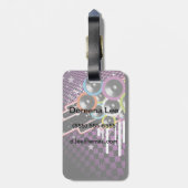 Hintergrund Gepäckanhänger (Rückseite vertikal)