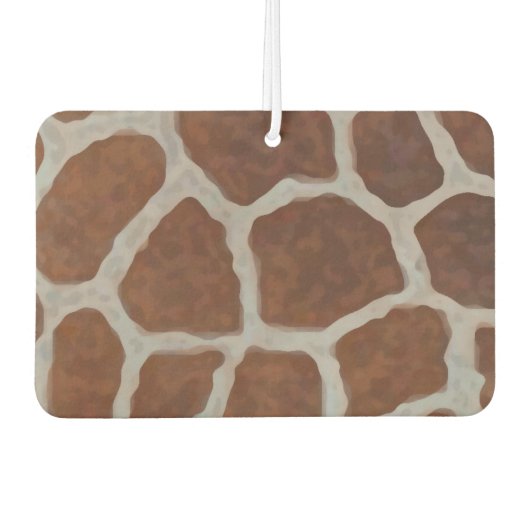 Hintergrund Giraffe Print Pattern Autolufterfrischer (Vorderseite)