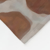 Hintergrund Giraffe Print Pattern Fleecedecke (Ecke)