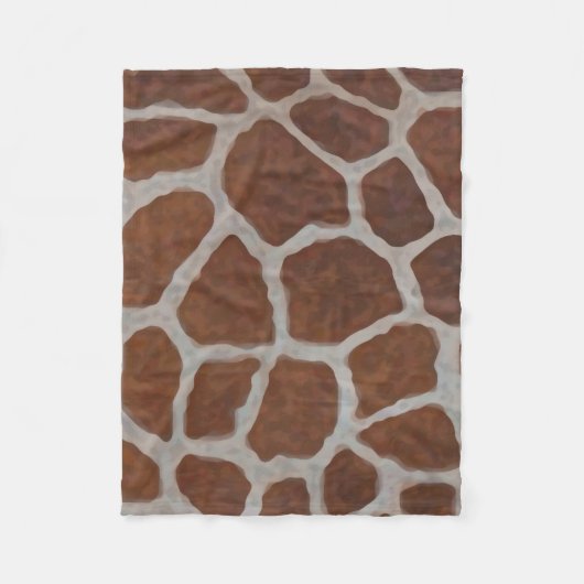 Hintergrund Giraffe Print Pattern Fleecedecke (Vorderseite)