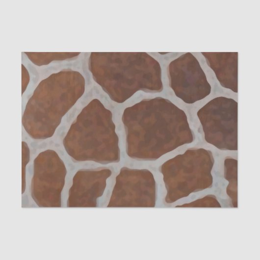 Hintergrund Giraffe Print Pattern Seidenpapier (Vorderseite)