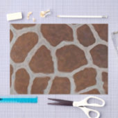 Hintergrund Giraffe Print Pattern Seidenpapier (Handwerk)