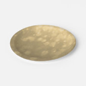 Hintergrund - GoldBokeh Glitzer-Lichter Pappteller (Schrägansicht)