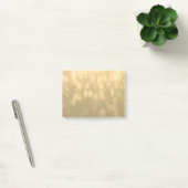 Hintergrund - GoldBokeh Glitzer-Lichter Post-it Klebezettel (Büro)