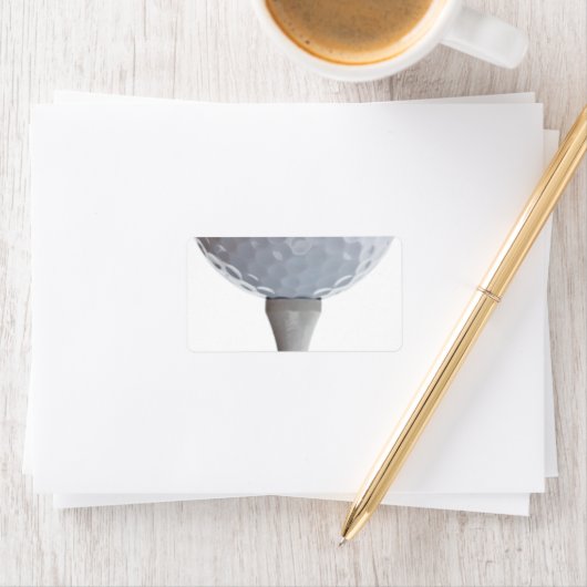 Hintergrund Golfball - Golfsportvorlage Adressaufkleber (Insitu)