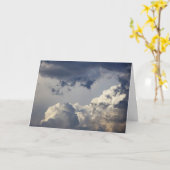 Hintergrund graue und weiße Wolken aus Marmor Karte (Gelbe Blume)