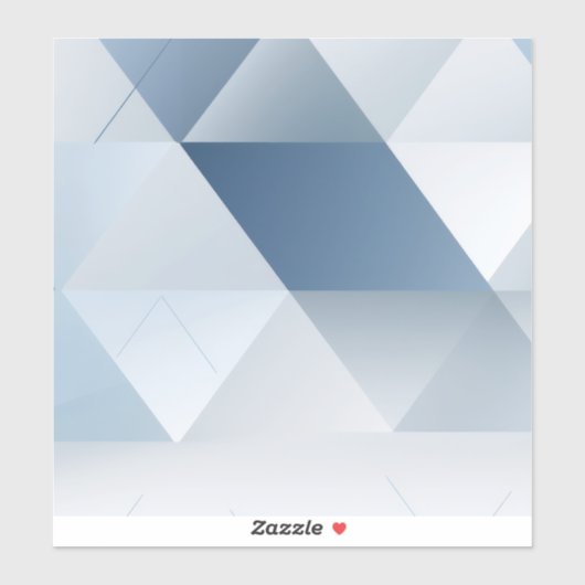 Hintergrund grauer Dreiecke mit Textfläche Aufkleber (Blatt)