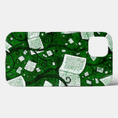 Hintergrund grüner Bücher Case-Mate iPhone Hülle (Rückseite (Horizontal))