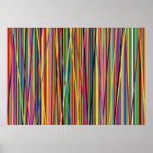 Hintergrund hell und farbig aus Stripescol Poster (Vorne)