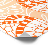 Hintergrund Herbst. Leaf-Hintergrund Poster (Ecke)