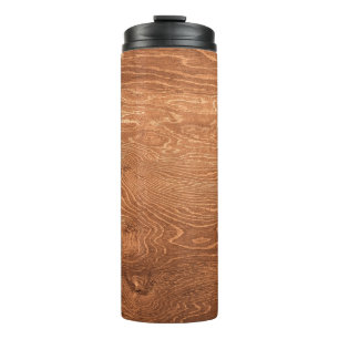 Hintergrund-Holz aus dunklem Holz, Textur, Tisch,  Thermosbecher