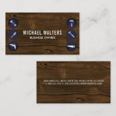 Hintergrund Holz | Hardware-Tools Visitenkarte (Vorne/Hinten)