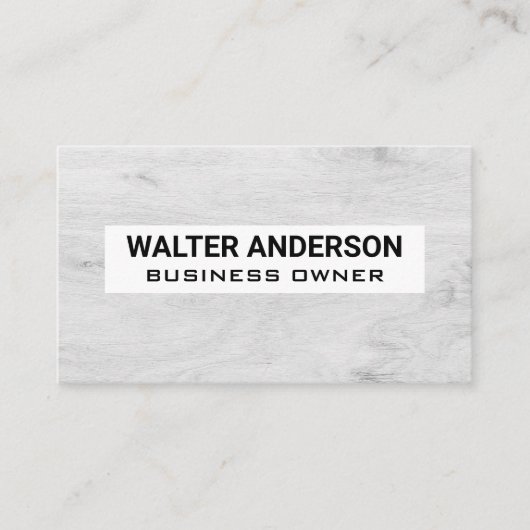 Hintergrund Holz Visitenkarte (Vorderseite)