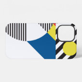 Hintergrund im Retro-Moderne-Stil iPhone Hülle (Rückseite (Horizontal))