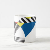 Hintergrund im Retro-modernen Stil Kaffeetasse (Mittel)