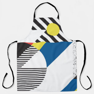 Hintergrund im Retro-modernen Stil Schürze