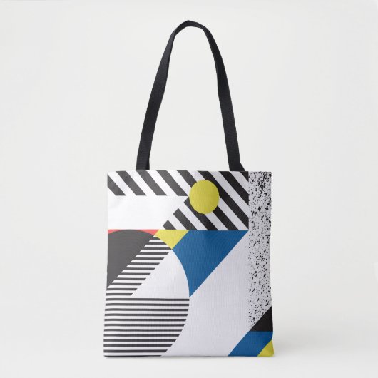 Hintergrund im Retro-modernen Stil Tasche (Vorderseite)