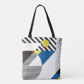 Hintergrund im Retro-modernen Stil Tasche (Rückseite)