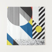 Hintergrund im Retro-modernen Stil Wandteppich (Vorderseite (Horizontal))