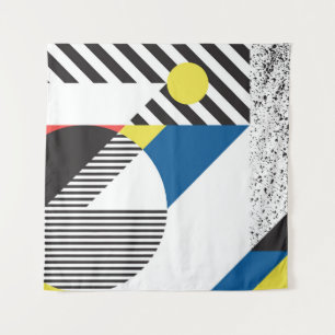 Hintergrund im Retro-modernen Stil Wandteppich