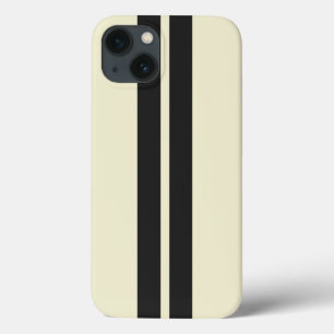 Hintergrund in beliebiger Farbe und schwarze Renns Case-Mate iPhone Hülle