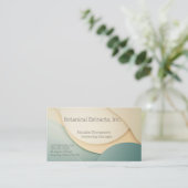 Hintergrund in feinen Farben Visitenkarte (Stehend Vorderseite)