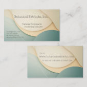 Hintergrund in feinen Farben Visitenkarte (Vorne/Hinten)