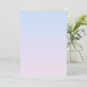 Hintergrund in Pink und Blau Einladung (Stehend Vorderseite)