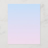 Hintergrund in Pink und Blau Flyer (Hinten)