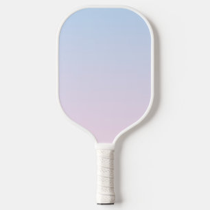 Hintergrund in Pink und Blau Pickleball Schläger
