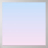 Hintergrund in Pink und Blau Poster (Vorne)