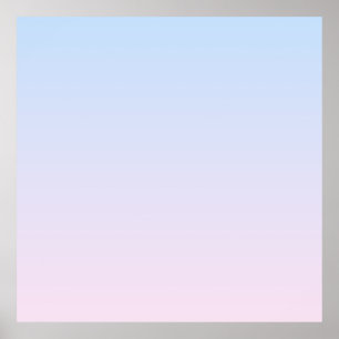 Hintergrund in Pink und Blau Poster