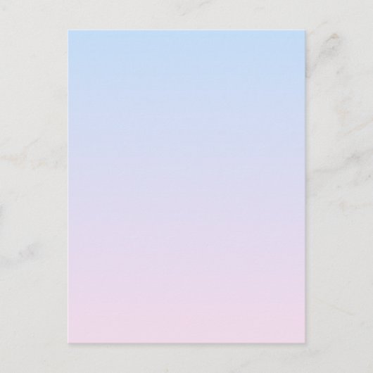 Hintergrund in Pink und Blau Postkarte (Vorderseite)