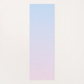 Hintergrund in Pink und Blau Yogamatte (Rückseite)