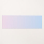 Hintergrund in Pink und Blau Yogamatte (Vorderseite (Horizontal))