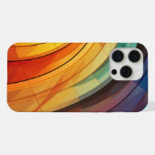 Hintergrund in Regenbogenfarben iPhone Hülle (Rückseite (Horizontal))