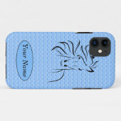 Hintergrund iPhone 5/5s des Pferdw/Blue Fall Case-Mate iPhone Hülle (Rückseite (Horizontal))