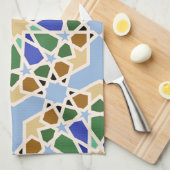 Hintergrund islamischer Muster Geschirrtuch (Viertel Falte)