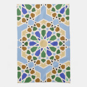 Hintergrund islamischer Muster Geschirrtuch (Vertikal)