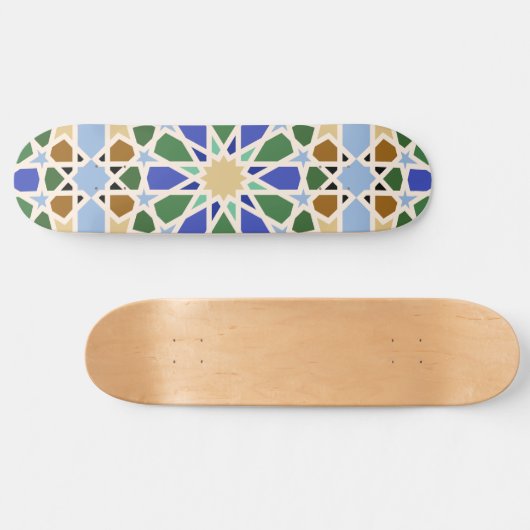 Hintergrund islamischer Muster Skateboard (Horizontal)