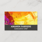 Hintergrund künstlerischer Malerei Visitenkarte (Vorderseite)