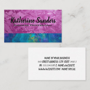 Hintergrund künstlerischer Paint Stroke Visitenkarte