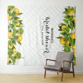 Hintergrund Lemon Fruit Wedding Wandteppich (Beispiel (Horizontal))
