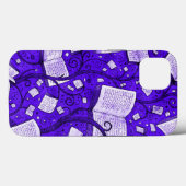 Hintergrund lila Bücher Case-Mate iPhone Hülle (Rückseite (Horizontal))