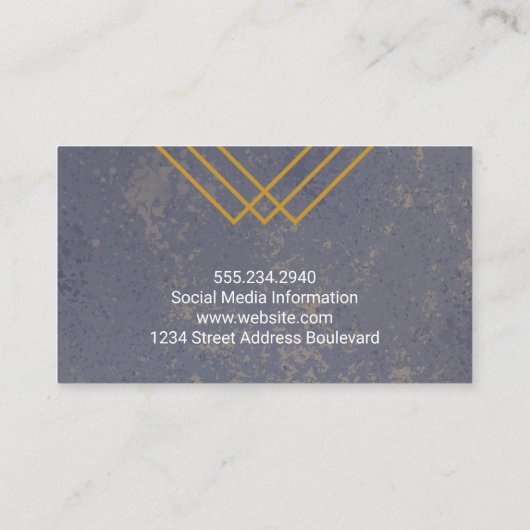 Hintergrund | Linienmuster Visitenkarte (Rückseite)